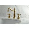 Kingston Brass KS1977BX 8" Widespread Bathroom Faucet, Brushed Brass KS1977BX